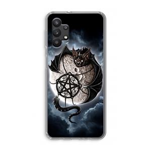CaseCompany Volle maan: Samsung Galaxy A32 5G Transparant Hoesje