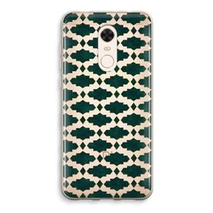 CaseCompany Moroccan tiles: Xiaomi Redmi 5 Transparant Hoesje