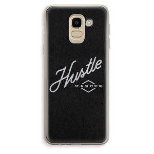 CaseCompany Hustle: Samsung Galaxy J6 (2018) Transparant Hoesje