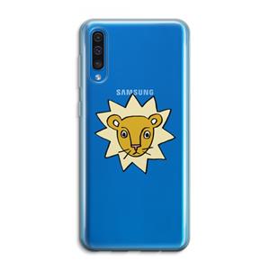 CaseCompany Kleine leeuw: Samsung Galaxy A50 Transparant Hoesje