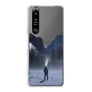 CaseCompany Wanderlust: Sony Xperia 1 III Transparant Hoesje