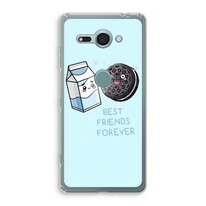 CaseCompany Best Friend Forever: Sony Xperia XZ2 Compact Transparant Hoesje