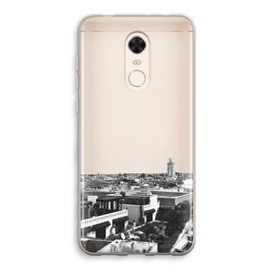 CaseCompany Marrakech Skyline : Xiaomi Redmi 5 Transparant Hoesje