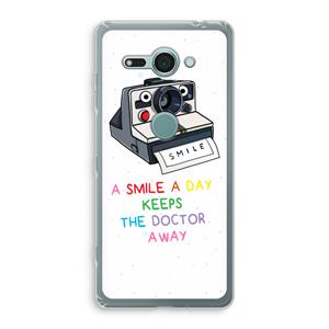 CaseCompany Smile: Sony Xperia XZ2 Compact Transparant Hoesje