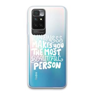 CaseCompany The prettiest: Xiaomi Redmi 10 Transparant Hoesje