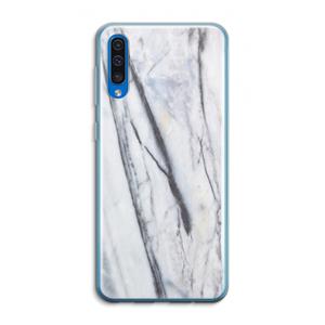 CaseCompany Gestreepte marmer: Samsung Galaxy A50 Transparant Hoesje