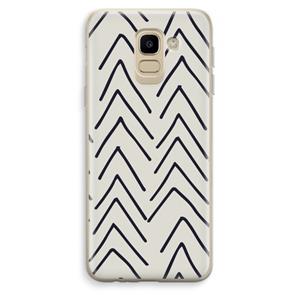 CaseCompany Marrakech Arrows: Samsung Galaxy J6 (2018) Transparant Hoesje