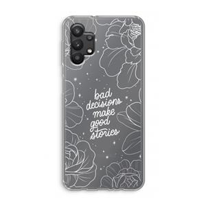 CaseCompany Good stories: Samsung Galaxy A32 5G Transparant Hoesje