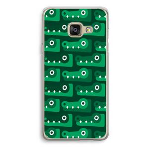 CaseCompany Crocs: Samsung Galaxy A3 (2016) Transparant Hoesje