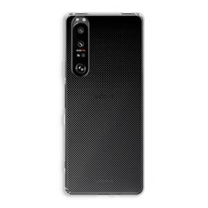 CaseCompany Musketon Halftone: Sony Xperia 1 III Transparant Hoesje