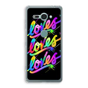 CaseCompany Loves: Sony Xperia XZ2 Compact Transparant Hoesje