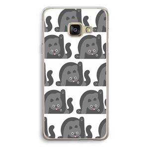 CaseCompany Cats: Samsung Galaxy A3 (2016) Transparant Hoesje