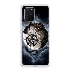 CaseCompany Volle maan: Samsung Galaxy S10 Lite Transparant Hoesje