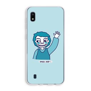 CaseCompany Zwaai: Samsung Galaxy A10 Transparant Hoesje