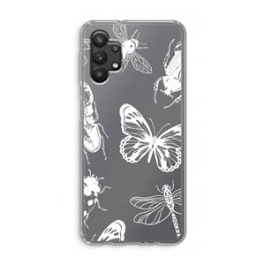 CaseCompany Tiny Bugs: Samsung Galaxy A32 5G Transparant Hoesje