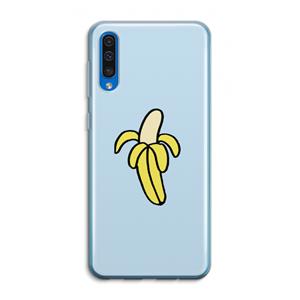 CaseCompany Banana: Samsung Galaxy A50 Transparant Hoesje