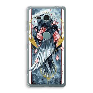 CaseCompany Golden Raven: Sony Xperia XZ2 Compact Transparant Hoesje