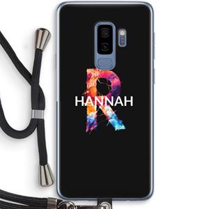 CaseCompany Abstract Spectrum: Samsung Galaxy S9 Plus Transparant Hoesje met koord