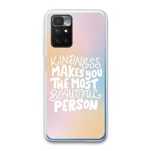 CaseCompany The prettiest: Xiaomi Redmi 10 Transparant Hoesje
