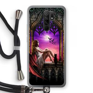 CaseCompany Kinderen van de nacht: Xiaomi Redmi 9 Transparant Hoesje met koord