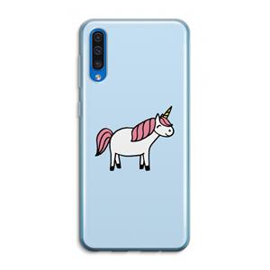 CaseCompany Eenhoorn: Samsung Galaxy A50 Transparant Hoesje