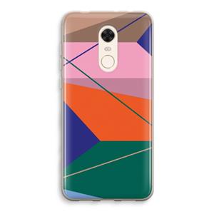 CaseCompany Gestalte 1: Xiaomi Redmi 5 Transparant Hoesje