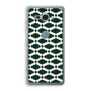 CaseCompany Moroccan tiles: Sony Xperia XZ2 Compact Transparant Hoesje