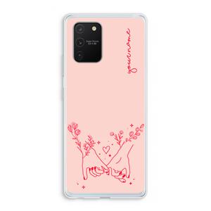 CaseCompany Best Friends: Samsung Galaxy S10 Lite Transparant Hoesje