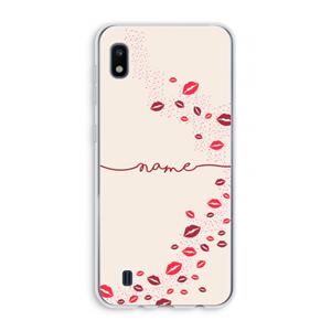 CaseCompany Kusjes: Samsung Galaxy A10 Transparant Hoesje