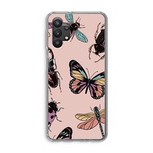 CaseCompany Tiny Bugs: Samsung Galaxy A32 5G Transparant Hoesje