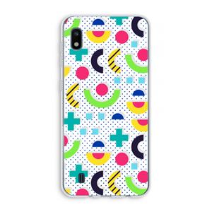 CaseCompany 8-bit N°1: Samsung Galaxy A10 Transparant Hoesje