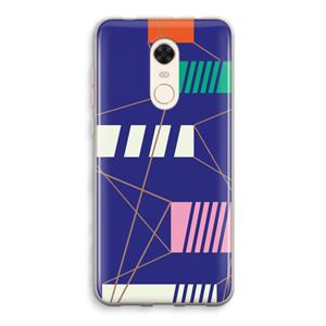 CaseCompany Gestalte 5: Xiaomi Redmi 5 Transparant Hoesje