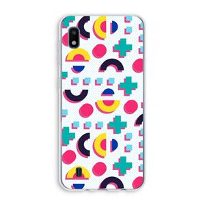 CaseCompany 8-bit N°2: Samsung Galaxy A10 Transparant Hoesje