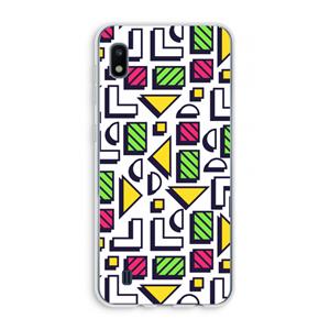 CaseCompany 8-bit N°4: Samsung Galaxy A10 Transparant Hoesje