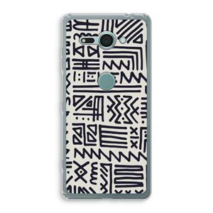 CaseCompany Marrakech print: Sony Xperia XZ2 Compact Transparant Hoesje