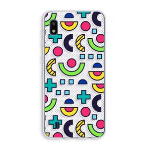 CaseCompany 8-bit N°6: Samsung Galaxy A10 Transparant Hoesje