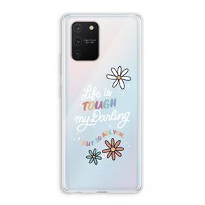 CaseCompany Tough Life: Samsung Galaxy S10 Lite Transparant Hoesje
