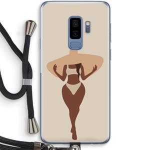 CaseCompany Let's get salty: Samsung Galaxy S9 Plus Transparant Hoesje met koord