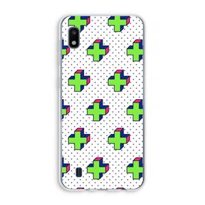 CaseCompany 8-bit N°10: Samsung Galaxy A10 Transparant Hoesje