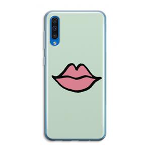 CaseCompany Kusje: Samsung Galaxy A50 Transparant Hoesje