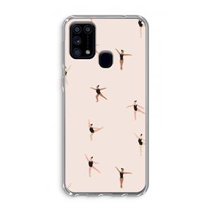 CaseCompany Dancing #1: Samsung Galaxy M31 Transparant Hoesje