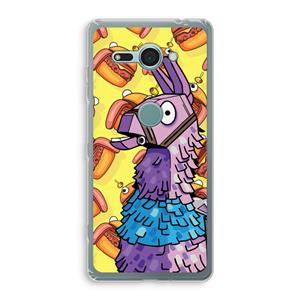 CaseCompany Loot Burger: Sony Xperia XZ2 Compact Transparant Hoesje
