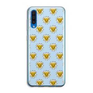 CaseCompany Leeuwenkoppen: Samsung Galaxy A50 Transparant Hoesje