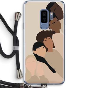 CaseCompany Sweet creatures: Samsung Galaxy S9 Plus Transparant Hoesje met koord