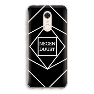 CaseCompany Negenduust geometrisch: Xiaomi Redmi 5 Transparant Hoesje
