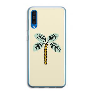 CaseCompany Palmboom: Samsung Galaxy A50 Transparant Hoesje