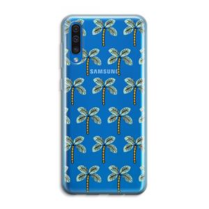 CaseCompany Paradise: Samsung Galaxy A50 Transparant Hoesje