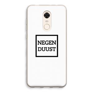CaseCompany Negenduust vierkant: Xiaomi Redmi 5 Transparant Hoesje