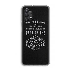 CaseCompany Life: Samsung Galaxy A32 5G Transparant Hoesje