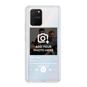 CaseCompany Music Player: Samsung Galaxy S10 Lite Transparant Hoesje
